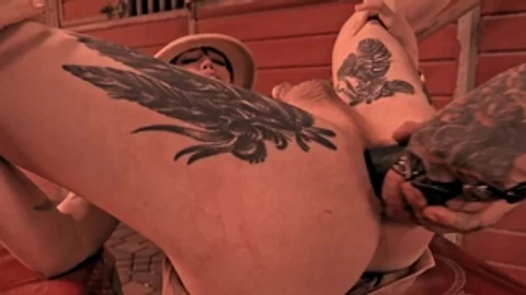 TransSexualAngel: Brunette Lena Moon touches big dick