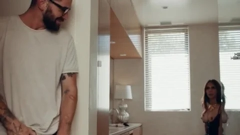 juicy TS Stepmom Lets Her Stepson bare Her tasty anal