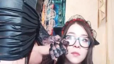 Russian crossdresser Pussy fucked on webcam