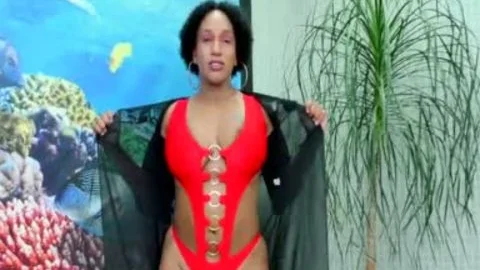 TS Granny Adrieli Pinheiro Self Sucks Her thick Horse penis And Cums In mouth