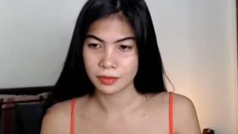 lovely shelady Pinay chick Masturbating On webcam