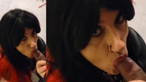 undressed Sissy floozy Tiffany Minx – oral stimulation In Close Up And lengthy shot - “Hung Up” By Madonna