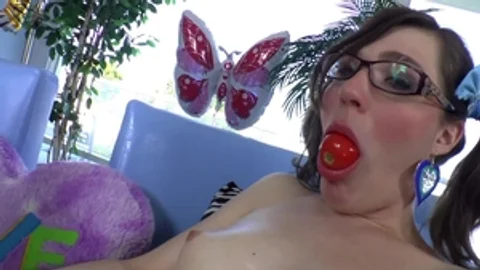 TransSexualAngel - Brunette Stefani Special expose small tits