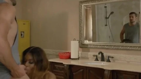 busty ebon shemale Lets Pervert man bare pound Her ass