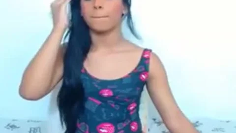 lady-man With biggest knob In Leotard Masturbatingp