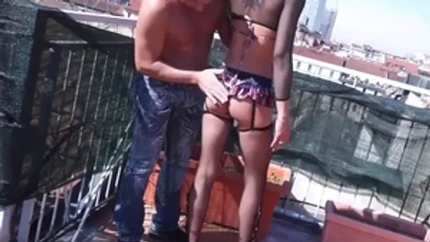 TransBella: Deepthroat latina Melissa Pozzi