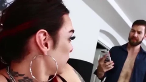 submissive t-girl Chelsea Marie Rimmed And Hard wazoo slammed