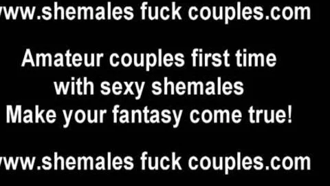 I Found A tgirl To Join In With Us