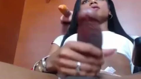 admirable latin chick lady-man With gigantic 10-Pounder sperm Twice